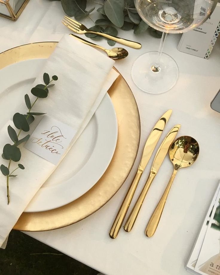 Renta de cubiertos elegantes para eventos
